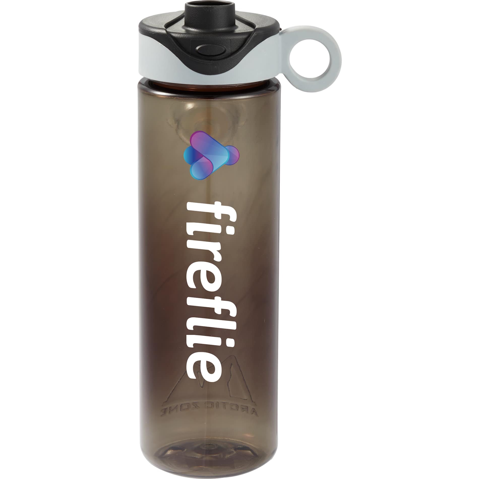 Front View of Gray Arctic Zone Tritan Renew Bottle 28 oz