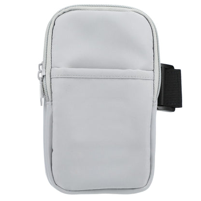 Front View of Gray Bottle Buddy Deluxe Water Bottle Pouch plain