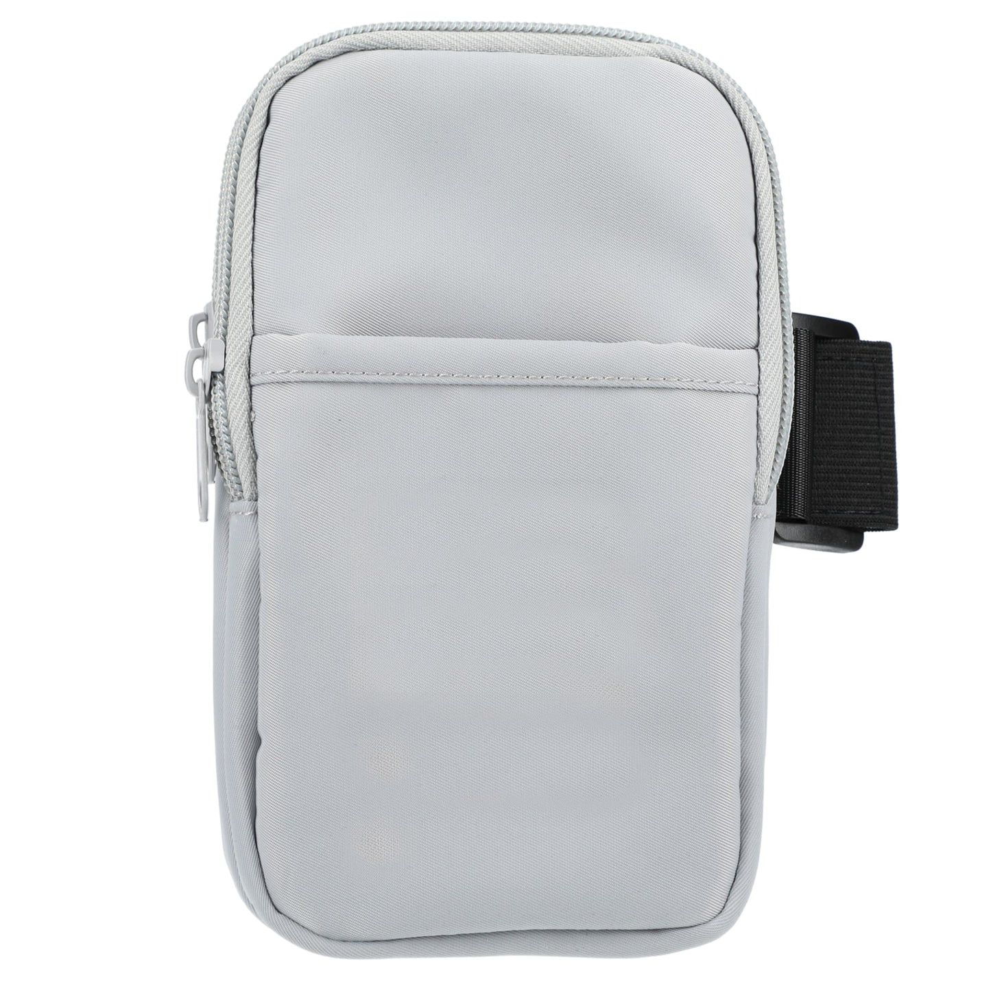 Front View of Gray Bottle Buddy Deluxe Water Bottle Pouch plain