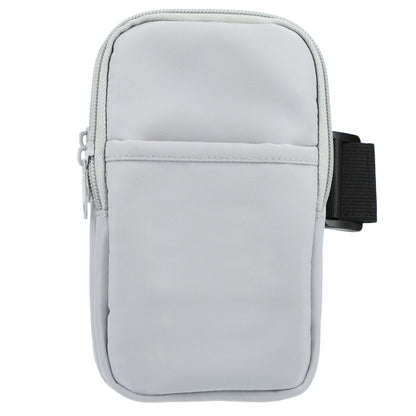 Front View of Gray Bottle Buddy Deluxe Water Bottle Pouch plain