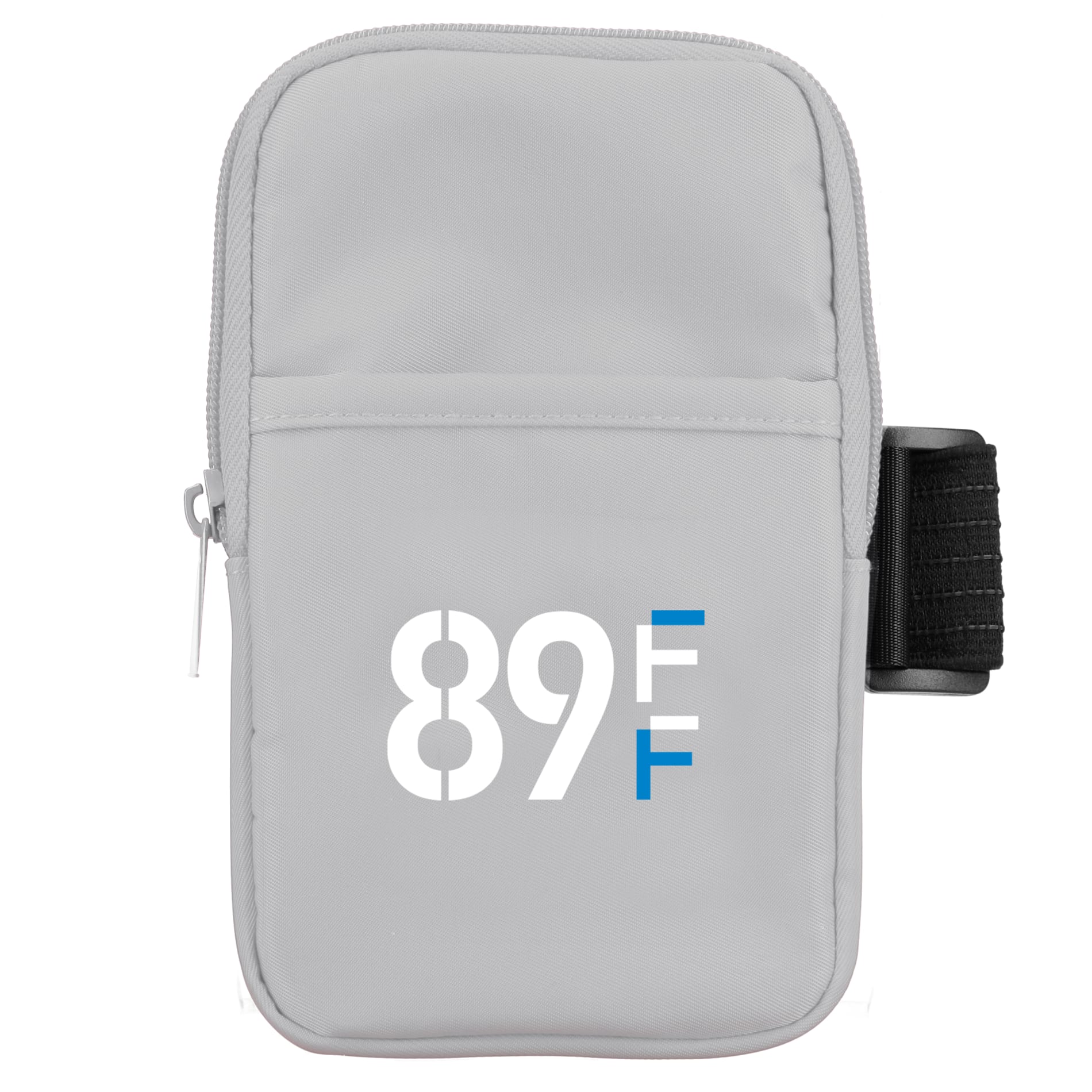 Front View of Gray Bottle Buddy Water Bottle Pouch