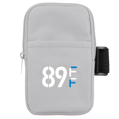 Front View of Gray Bottle Buddy Water Bottle Pouch