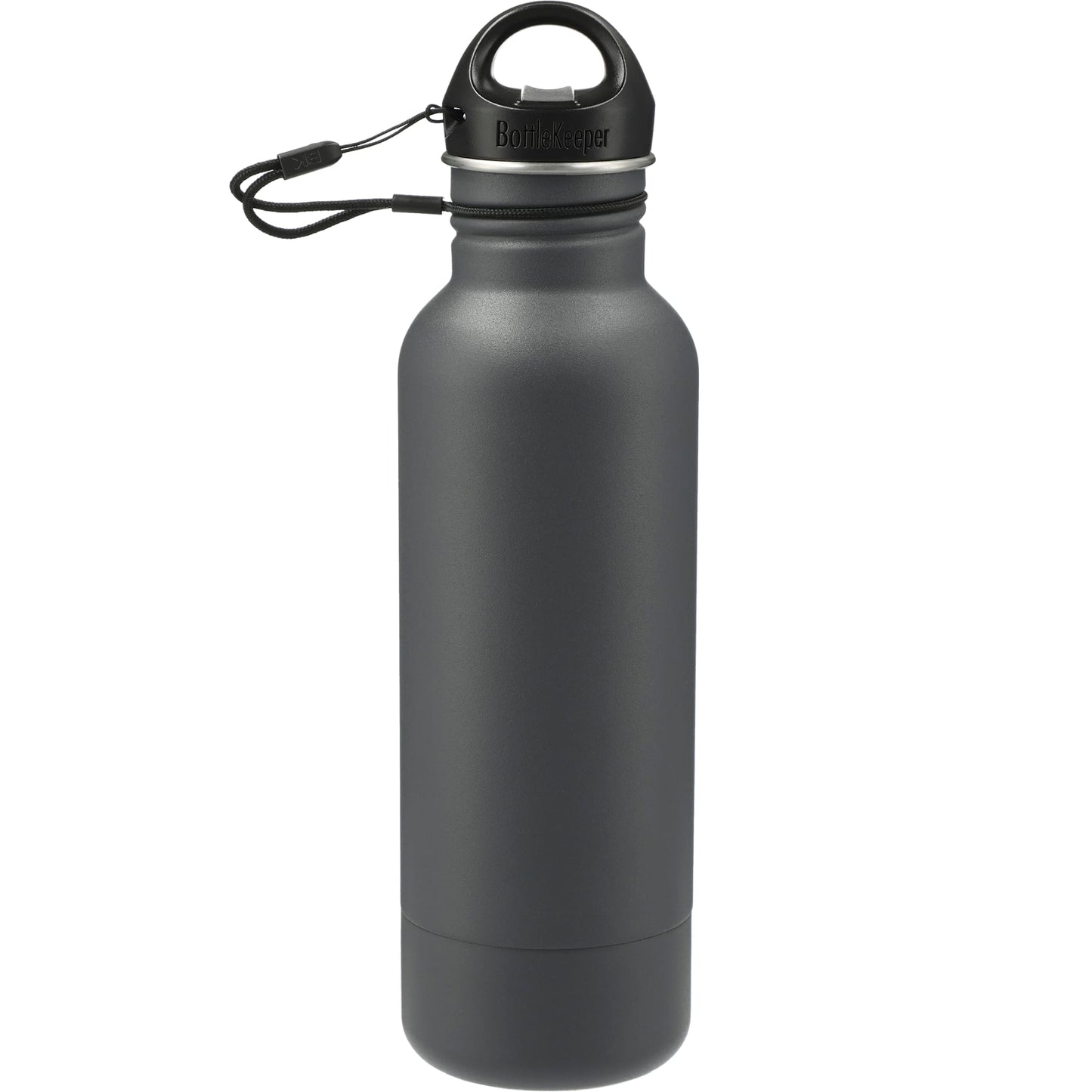 Front View of Gray BottleKeeper Standard 2.0 plain