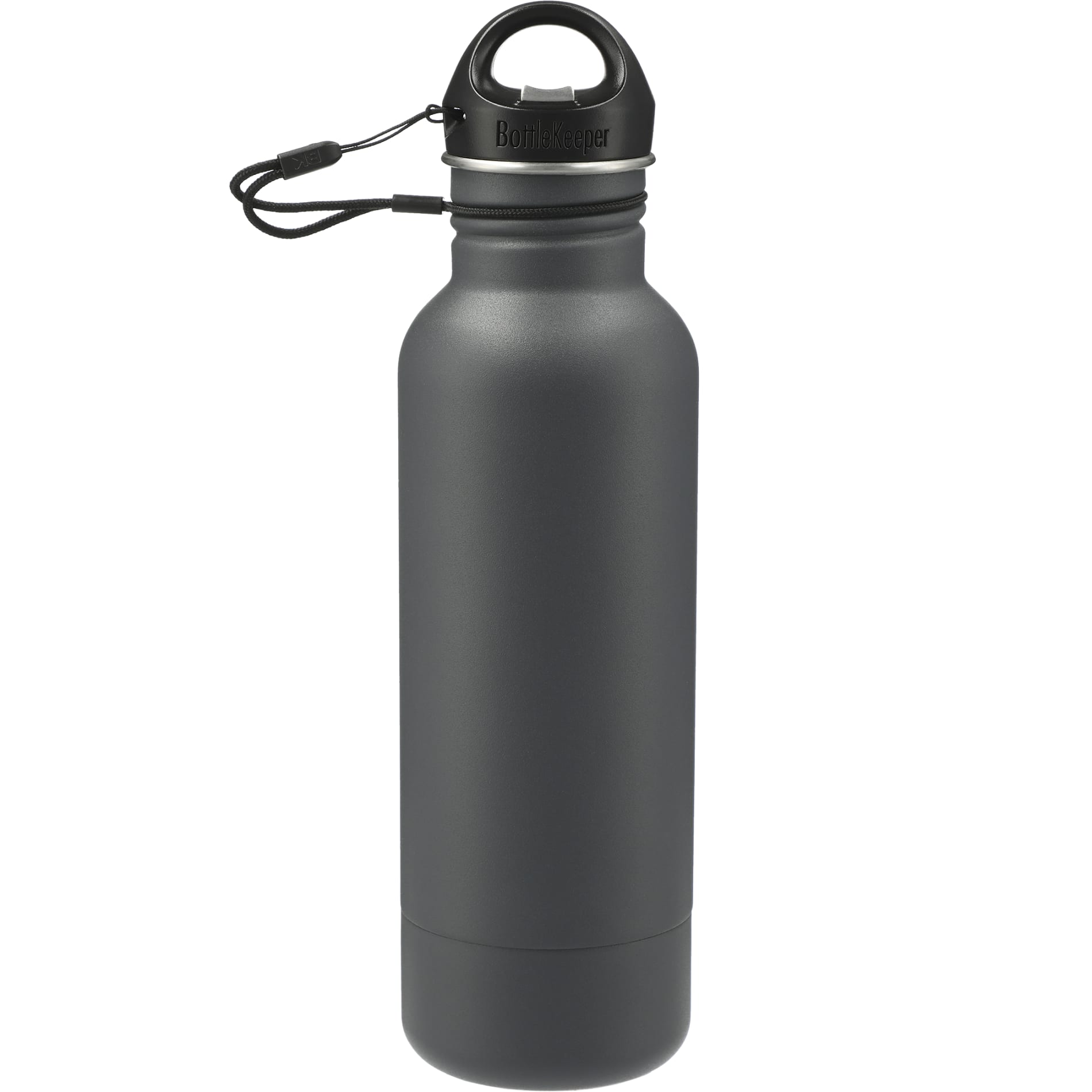 Front View of Gray BottleKeeper Standard 2.0 plain