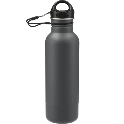 Front View of Gray BottleKeeper Standard 2.0 plain