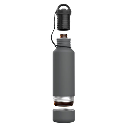 Front View of Gray BottleKeeper Standard 2.0 plain