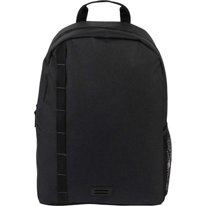 Front View of Gray Brady Recycled 15" Computer Backpack plain