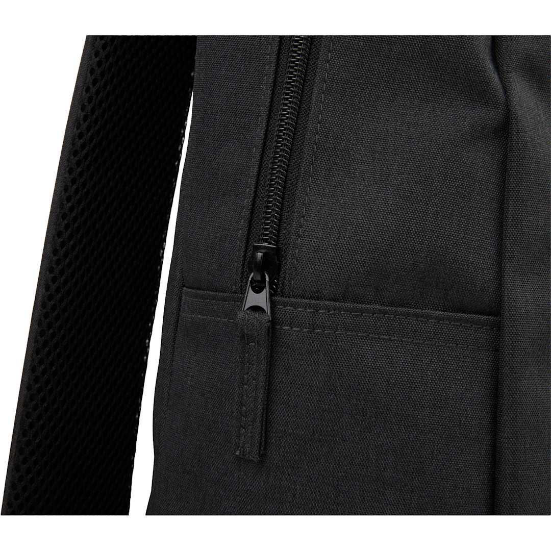 Front View of Gray Brady Recycled 15" Computer Backpack