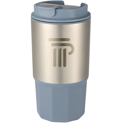Front View of Gray Brit Eco-Friendly Tumbler 15oz