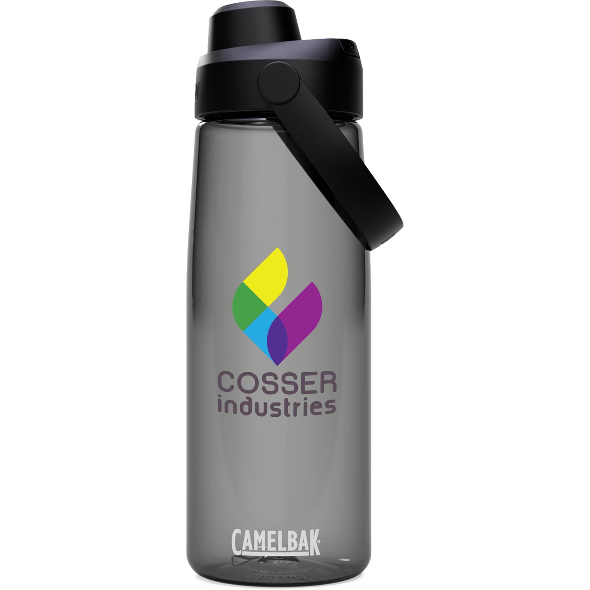 Front View of Gray CamelBak Thrive™ Chug 25oz Bottle Tritan™ Renew