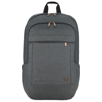 Front View of Gray Case Logic ERA 16" Computer Backpack plain