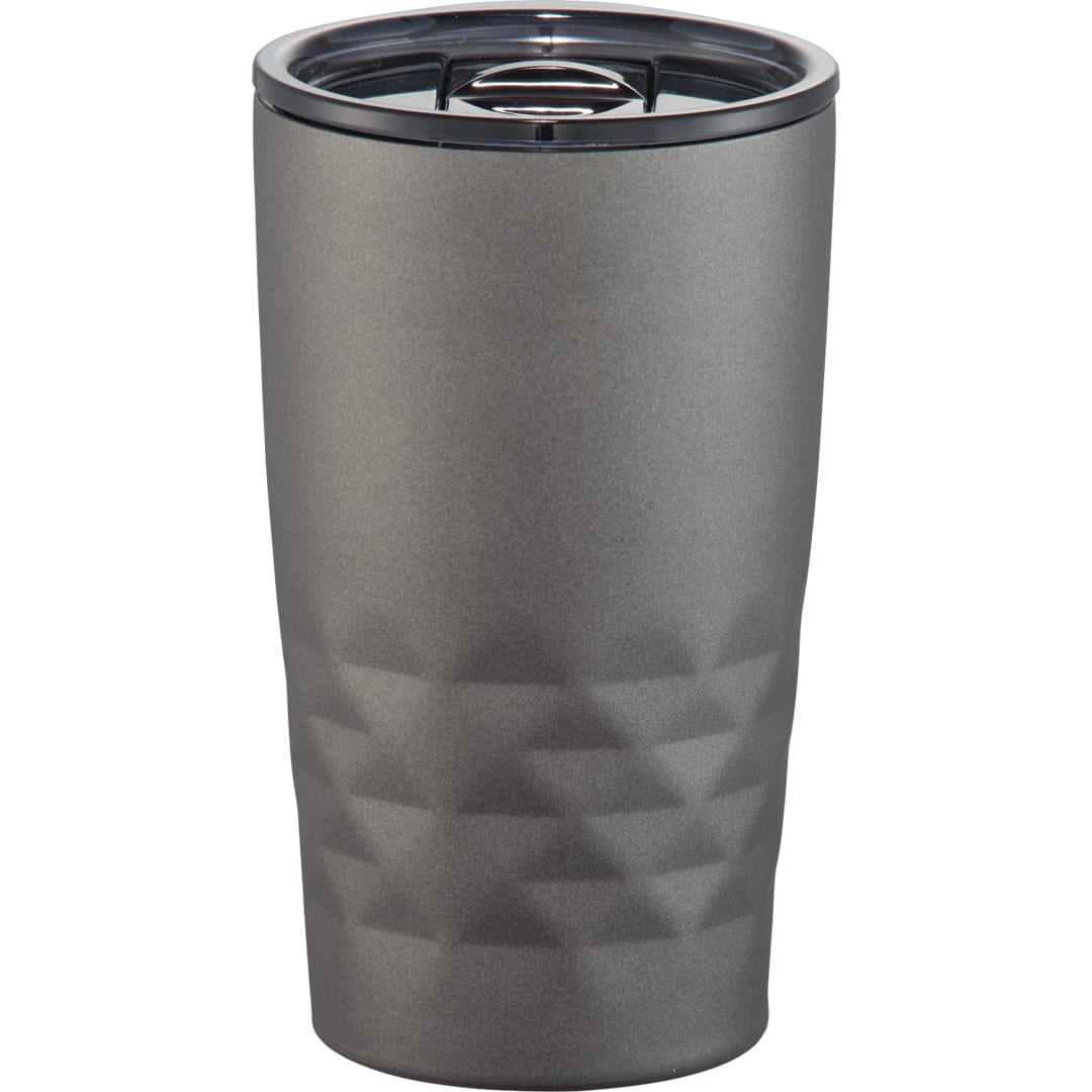 Front View of Gray Copper Vacuum Insulated K Mini Tumbler 14oz plain