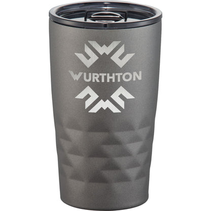 Front View of Gray Copper Vacuum Insulated K Mini Tumbler 14oz