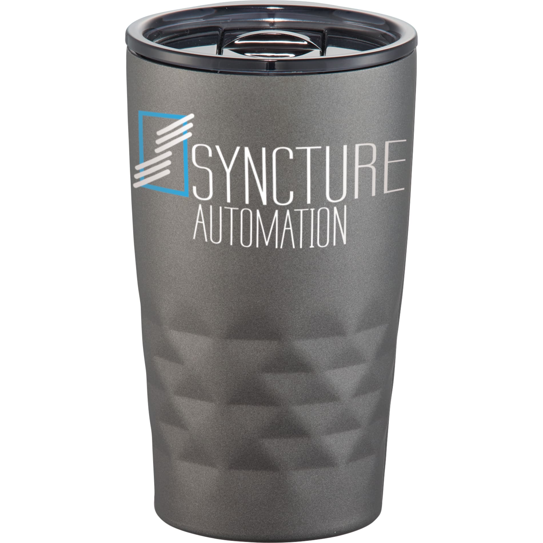 Front View of Gray Copper Vacuum Insulated K Mini Tumbler 14oz