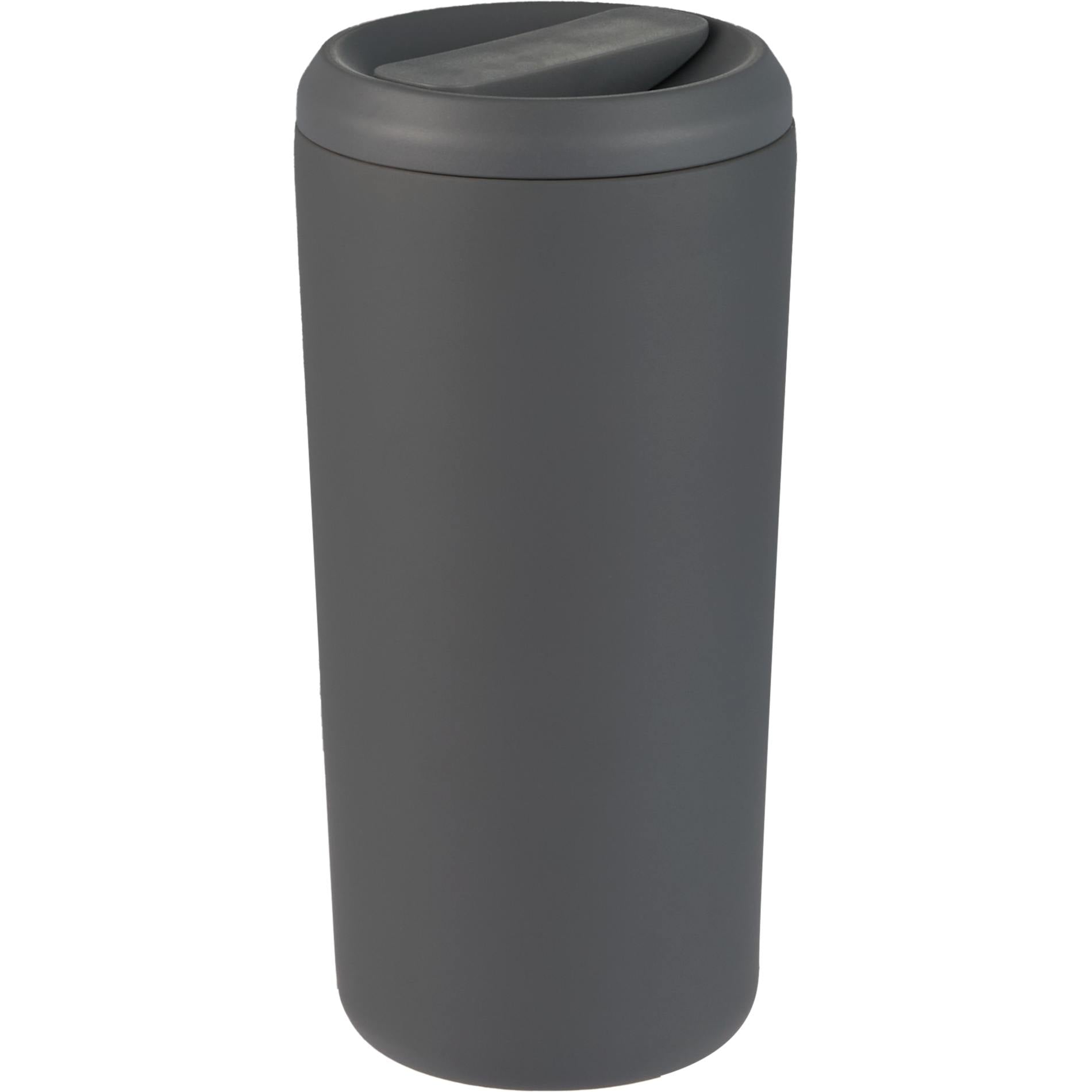 Front View of Gray Drake Eco-Friendly Vacuum Insulated  Tumbler 16oz plain