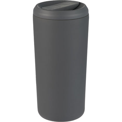 Front View of Gray Drake Eco-Friendly Vacuum Insulated  Tumbler 16oz plain