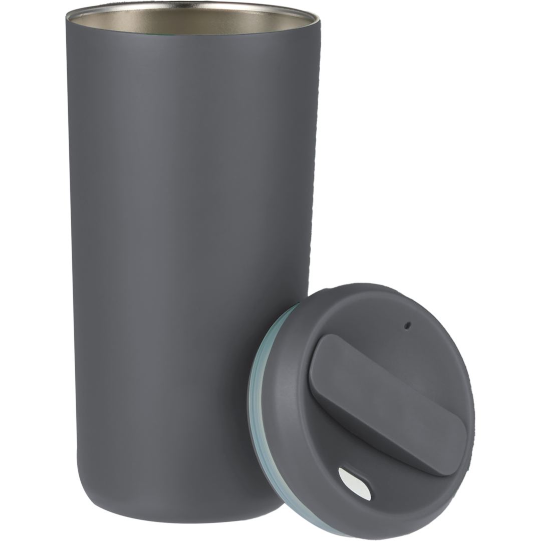 Front View of Gray Drake Eco-Friendly Vacuum Insulated  Tumbler 16oz plain