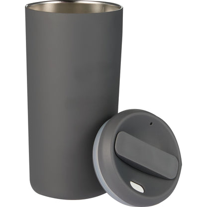 Front View of Gray Drake Eco-Friendly Vacuum Insulated  Tumbler 16oz plain