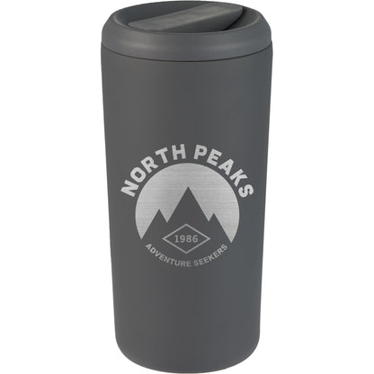 Front View of Gray Drake Eco-Friendly Vacuum Insulated  Tumbler 16oz