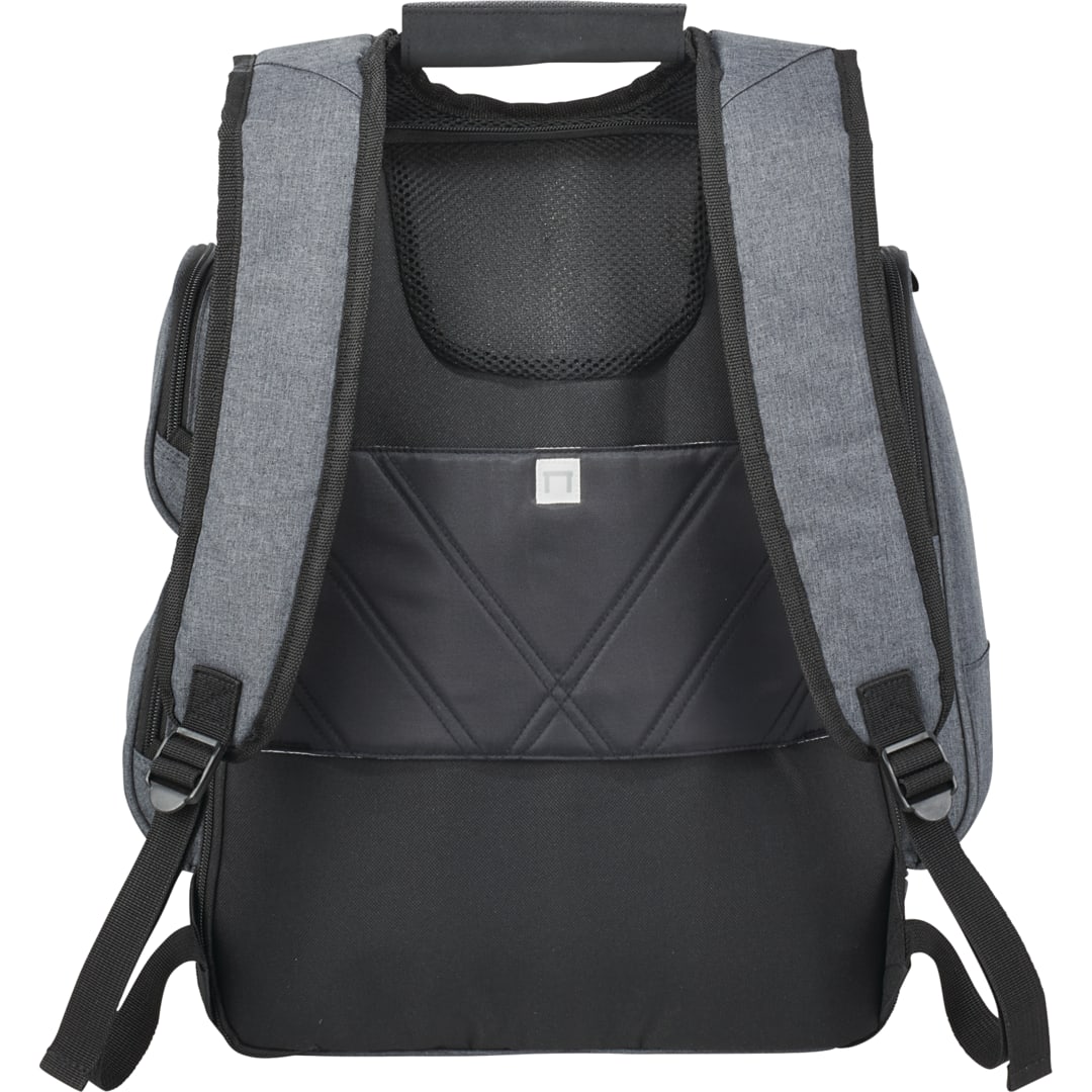 Front View of Gray elleven™ TSA 17" Computer Backpack