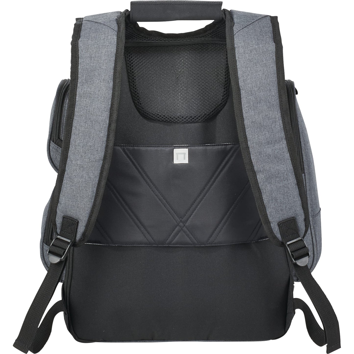 Front View of Gray elleven™ TSA 17" Computer Backpack