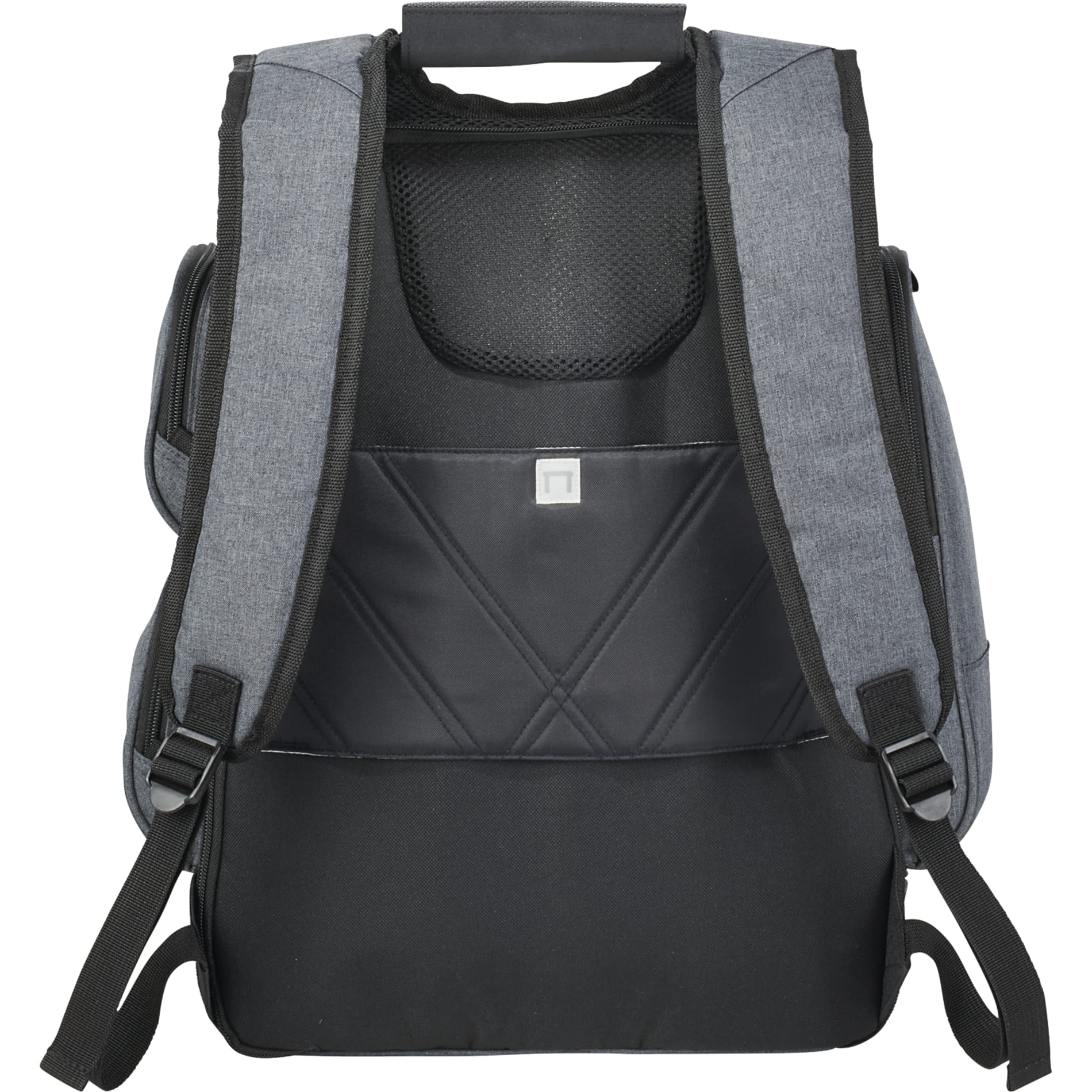Front View of Gray elleven™ TSA 17" Computer Backpack