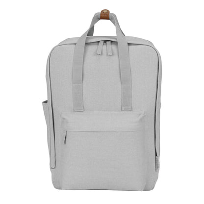 Front View of Gray Field & Co. Campus 15" Computer Backpack plain