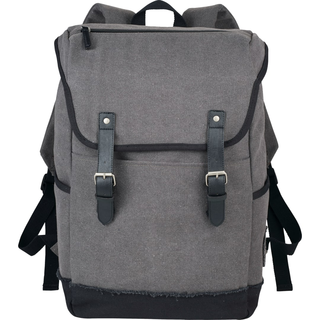 Front View of Gray Field & Co. Hudson 15" Computer Backpack plain
