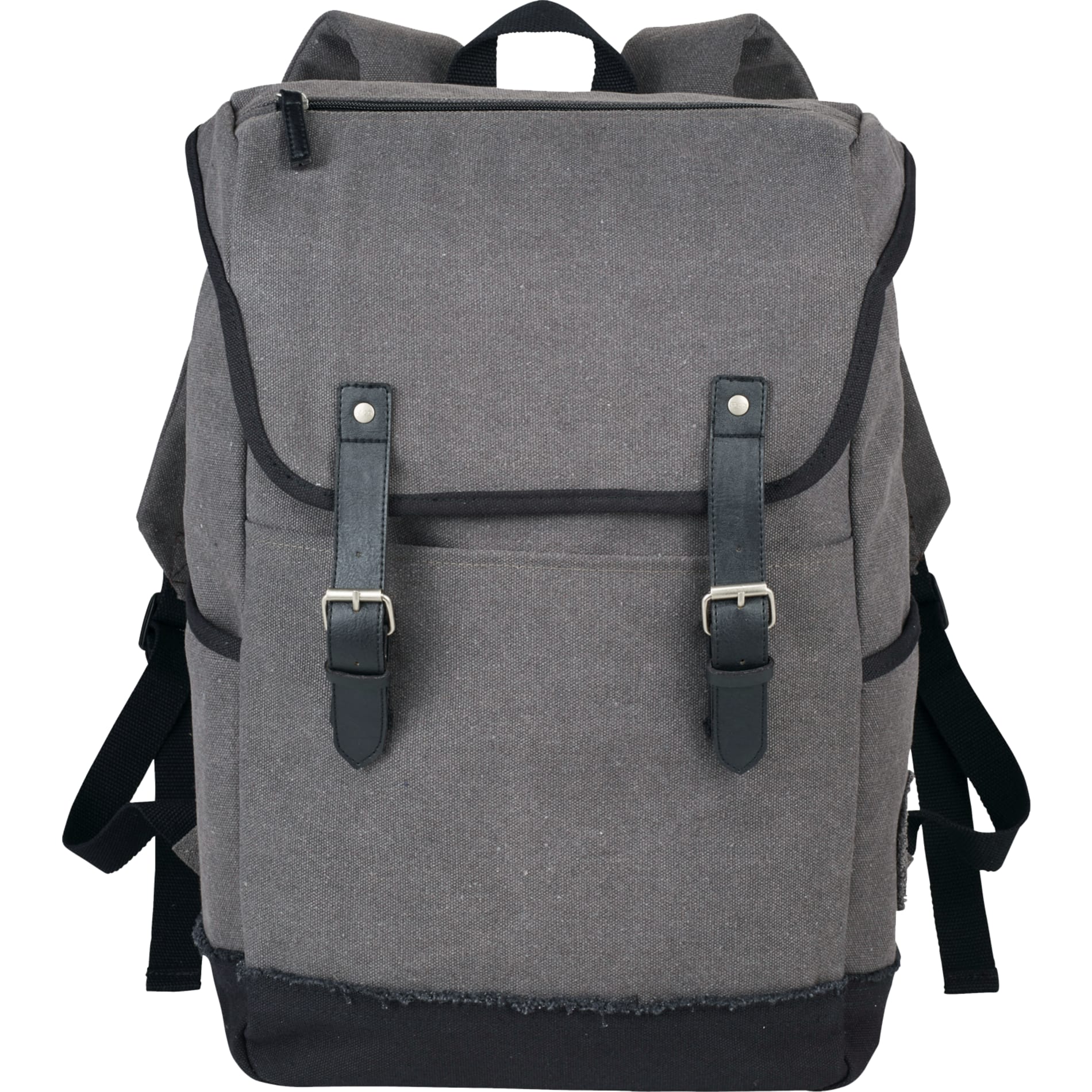 Front View of Gray Field & Co. Hudson 15" Computer Backpack plain