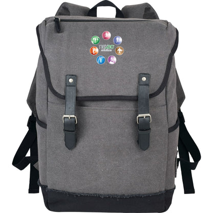 Front View of Gray Field & Co. Hudson 15" Computer Backpack