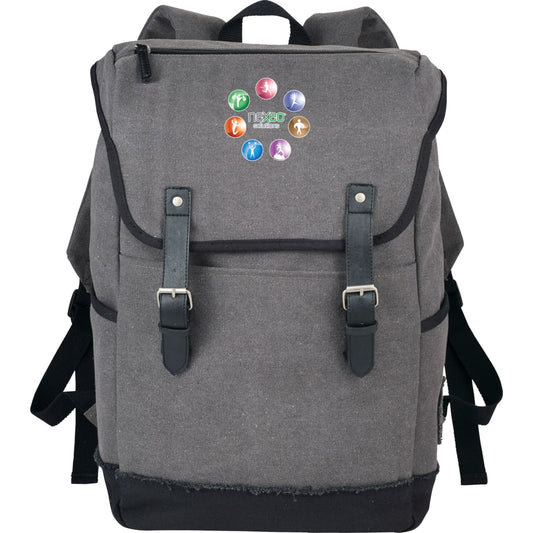 Front View of Gray Field & Co. Hudson 15" Computer Backpack
