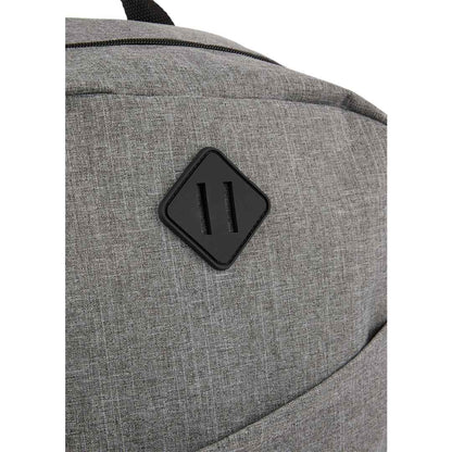Front View of Gray Forrest Recycled 15" Computer Backpack