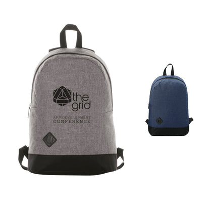 Front View of Gray Graphite Dome 15" Computer Backpack