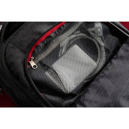 Front View of Gray High Sierra 17" Computer UBT Deluxe Backpack
