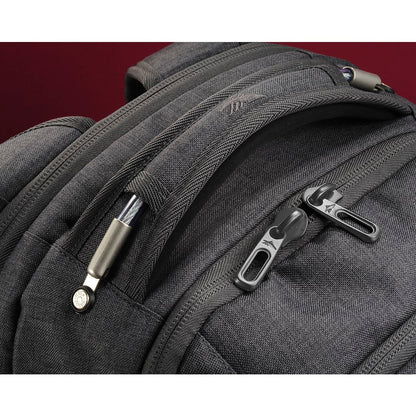Front View of Gray High Sierra 17" Computer UBT Deluxe Backpack