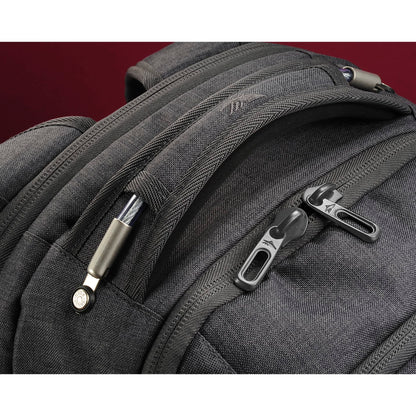 Front View of Gray High Sierra 17" Computer UBT Deluxe Backpack