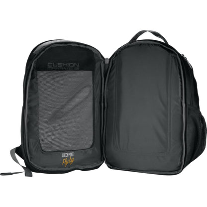 Front View of Gray High Sierra Fly-By 17" Computer Backpack
