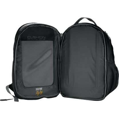 Front View of Gray High Sierra Fly-By 17" Computer Backpack