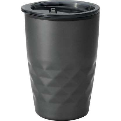 Front View of Gray Kappa 12oz Tumbler plain