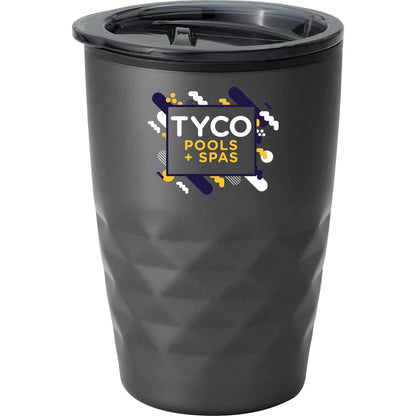 Front View of Gray Kappa 12oz Tumbler