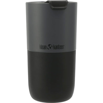 Front View of Gray Klean Kanteen Eco Rise 16oz Tumbler plain
