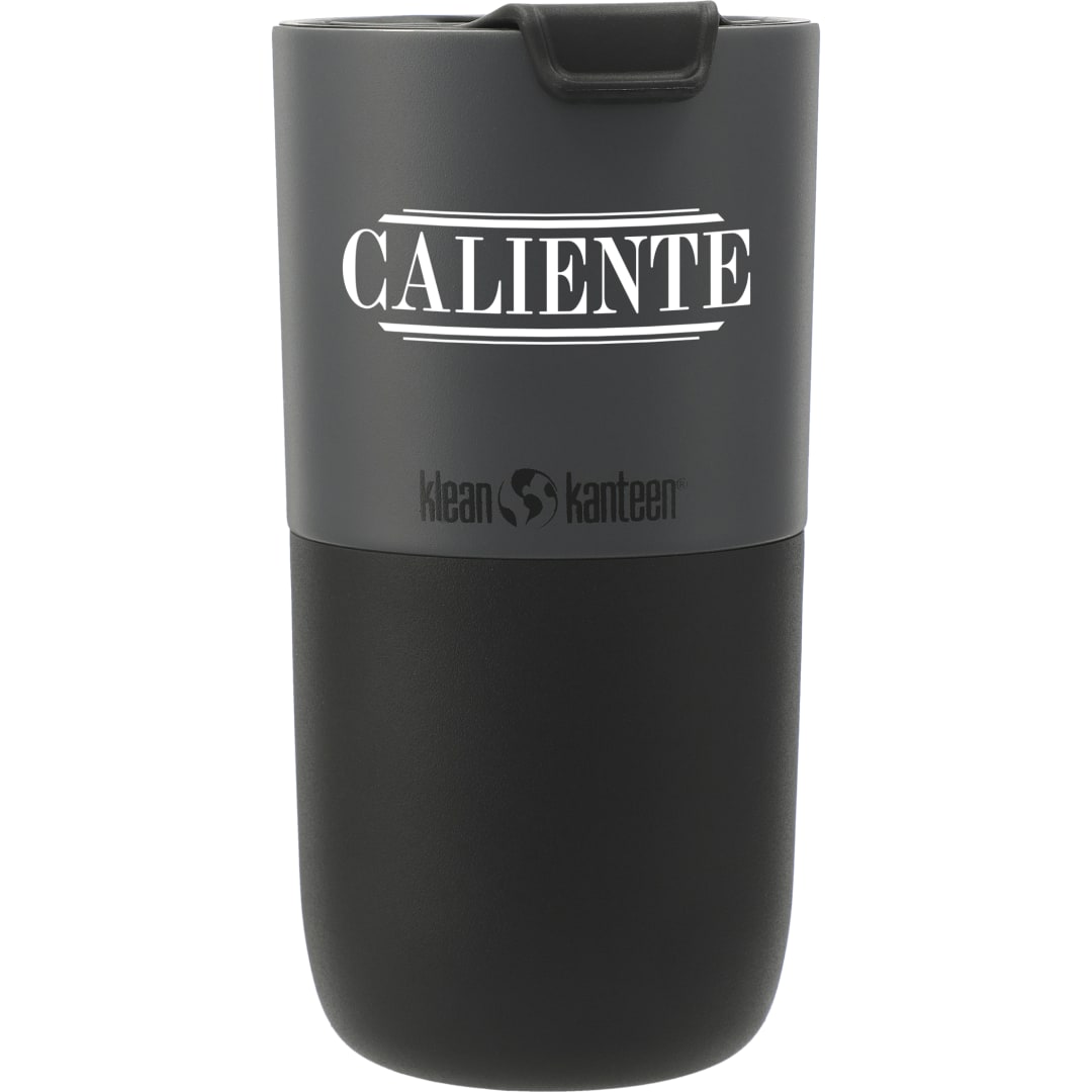 Front View of Gray Klean Kanteen Eco Rise 16oz Tumbler