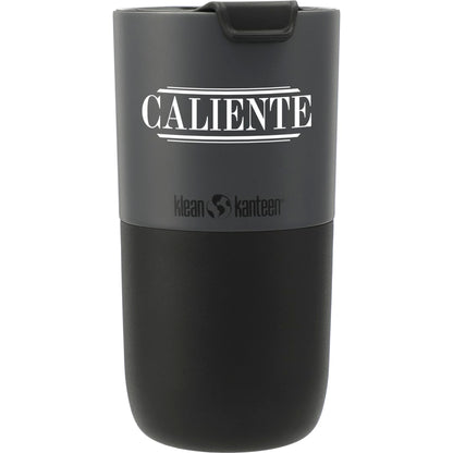 Front View of Gray Klean Kanteen Eco Rise 16oz Tumbler