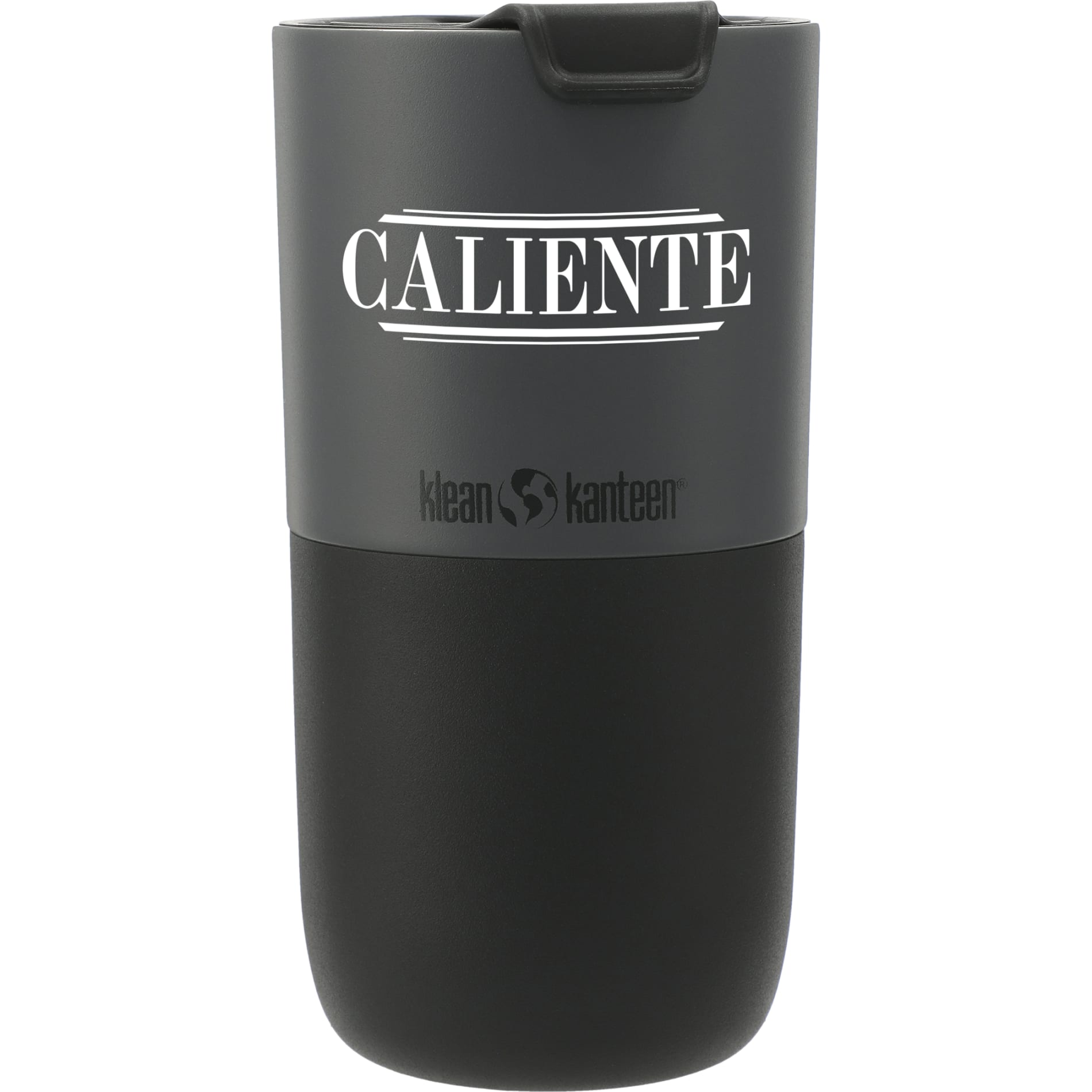 Front View of Gray Klean Kanteen Eco Rise 16oz Tumbler