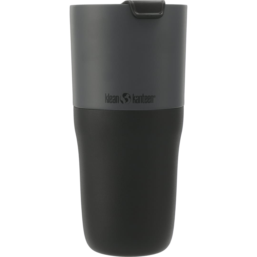 Front View of Gray Klean Kanteen Eco Rise 26oz Tumbler plain