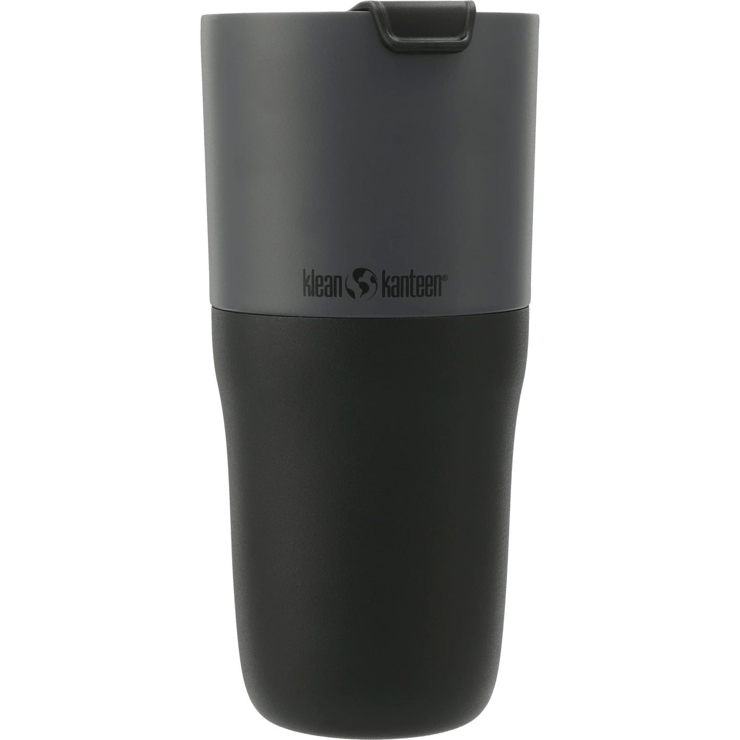 Front View of Gray Klean Kanteen Eco Rise 26oz Tumbler plain