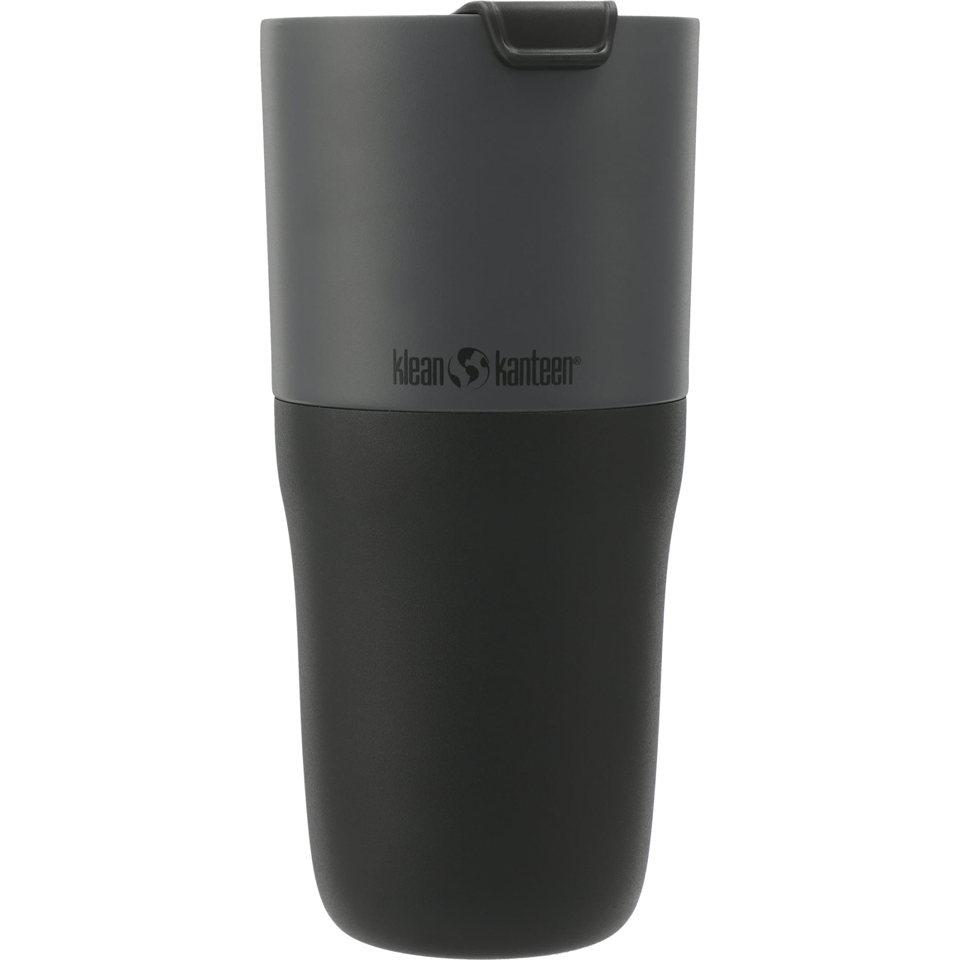 Front View of Gray Klean Kanteen Eco Rise 26oz Tumbler plain