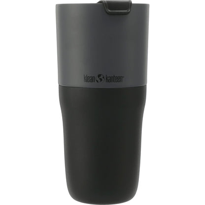 Front View of Gray Klean Kanteen Eco Rise 26oz Tumbler plain
