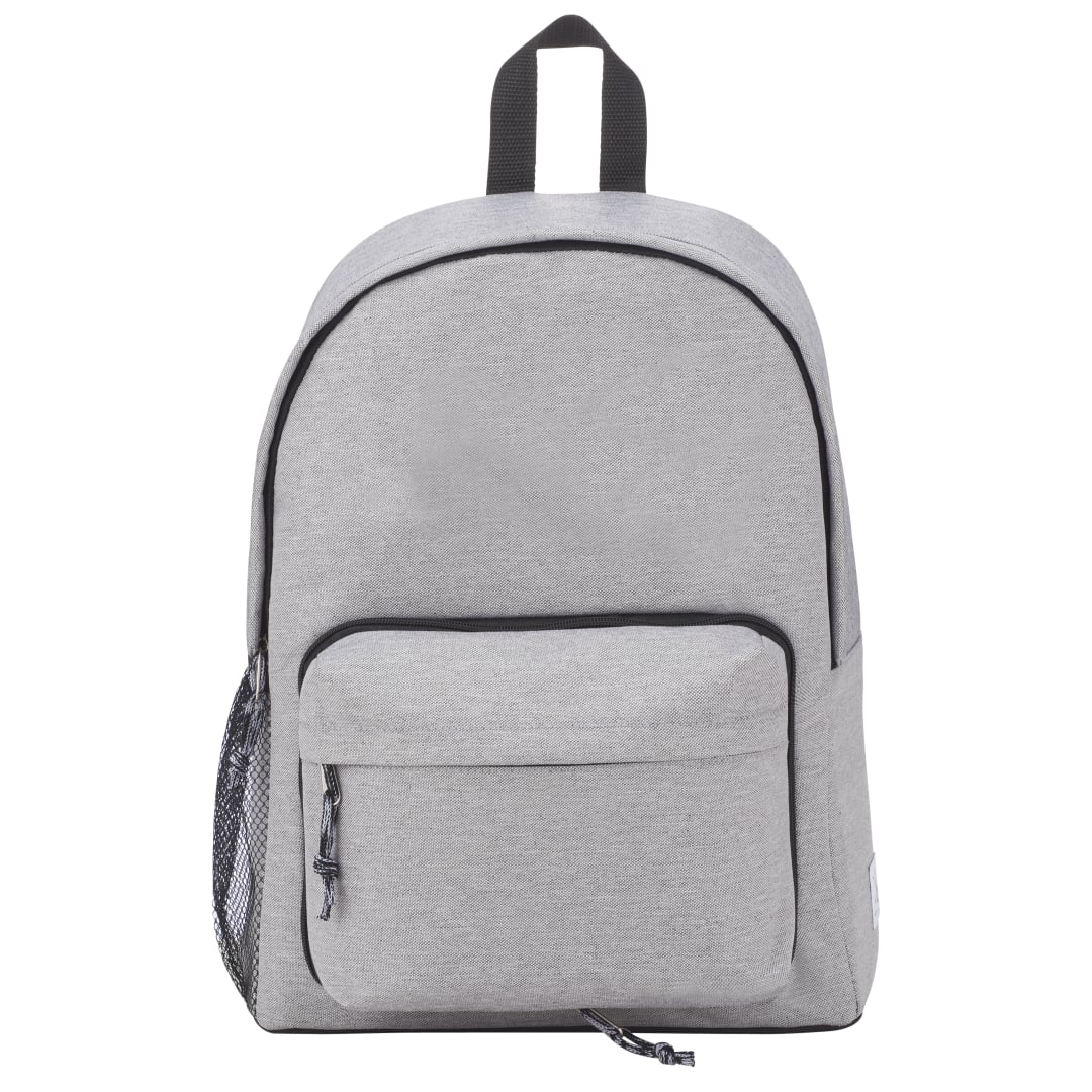 Front View of Gray Merchant & Craft Revive RPET Waist Pack Backpack plain
