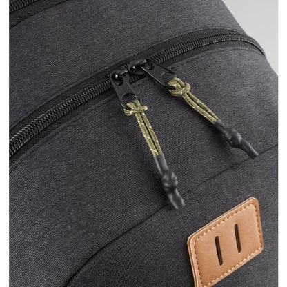 Front View of Gray NBN Linden 15" Computer Backpack